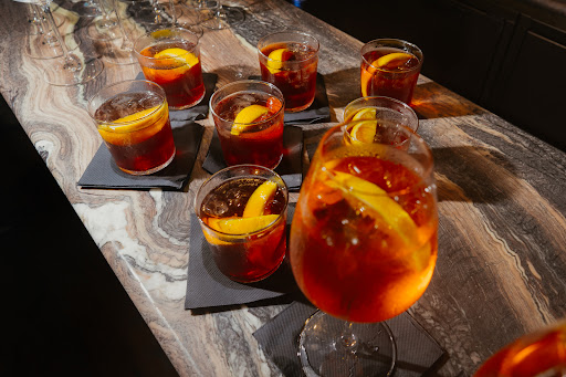 Cocktails served during a Hinchcliff House private event